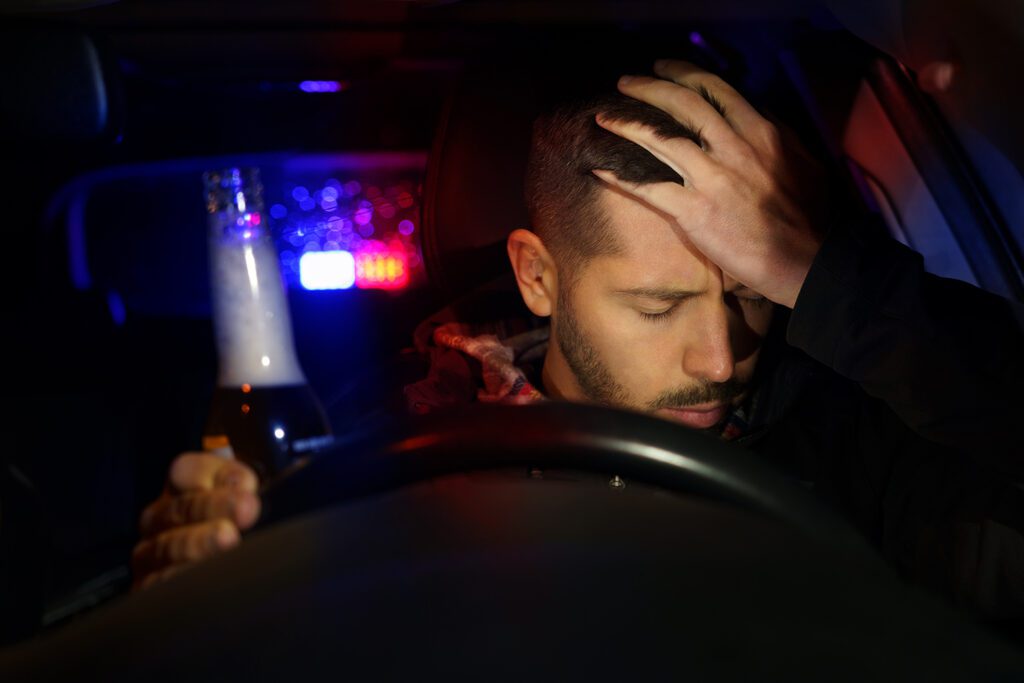 Driver pulled over for DUI
